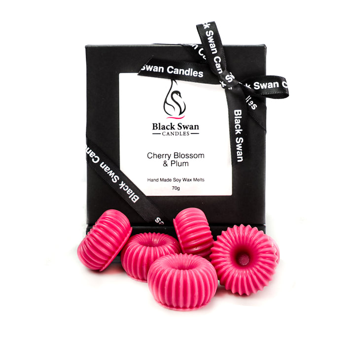 Black Swan Candles - Cherry Blossom & Plum Wax Melts