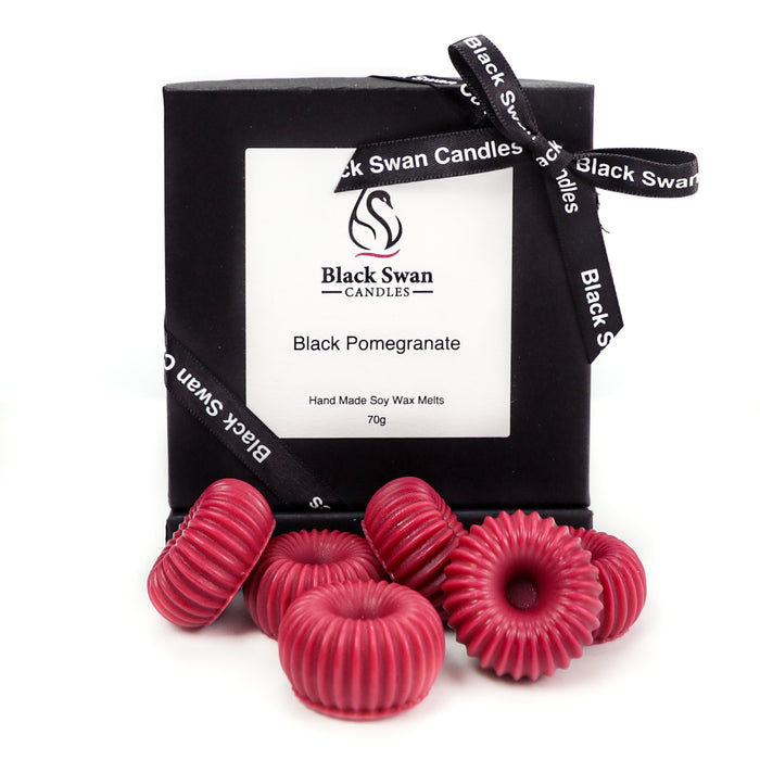 Black Swan Candles - Black Pomegranate Wax Melts