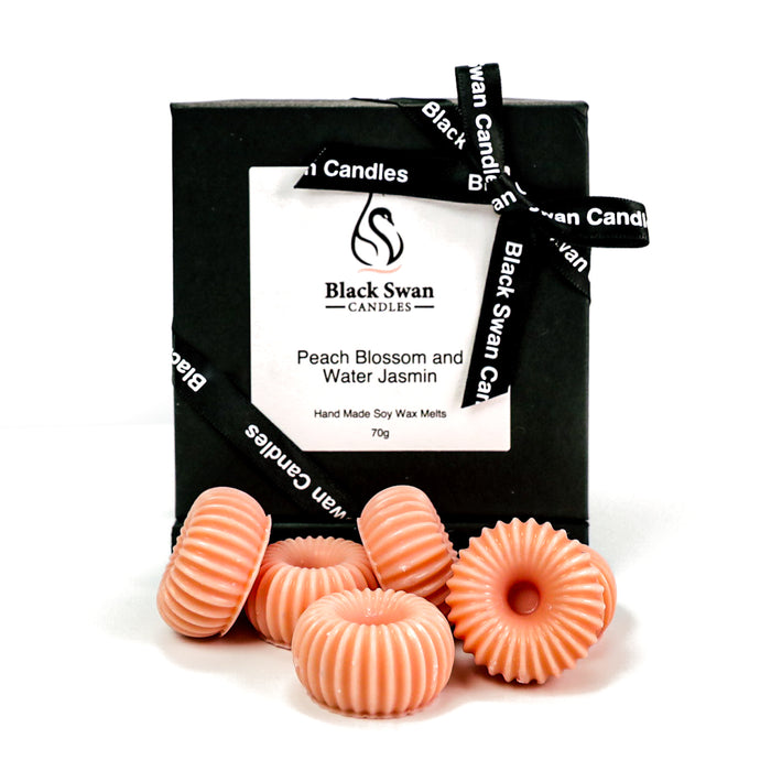Black Swan Candles - Peach Blossom & Water Jasmine Wax Melts