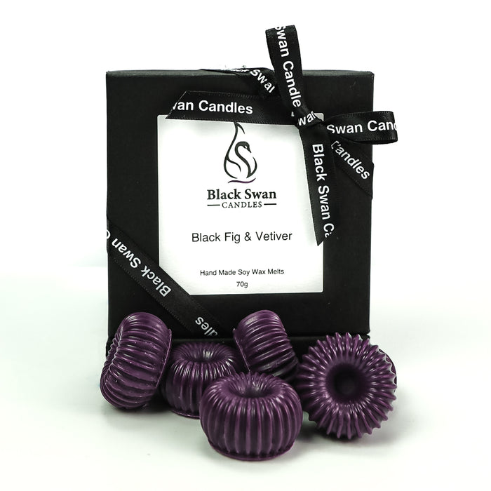 Black Swan Candles - Black Fig & Vetiver Wax Melts