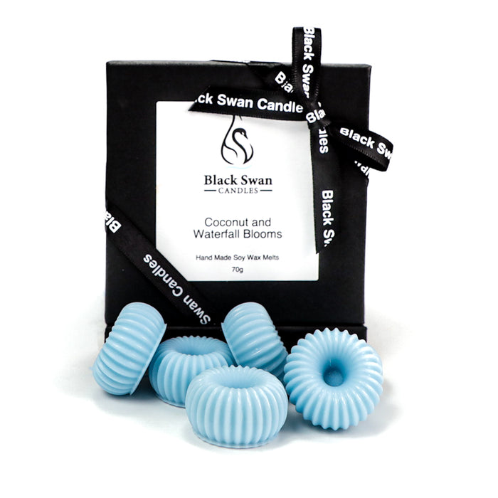 Black Swan Candles - Coconut & Waterfall Blooms Wax Melts