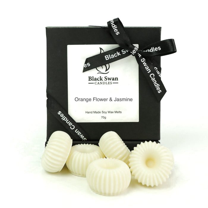 Black Swan Wax Melts , Signature Collection - Orange Flower and Jasmine