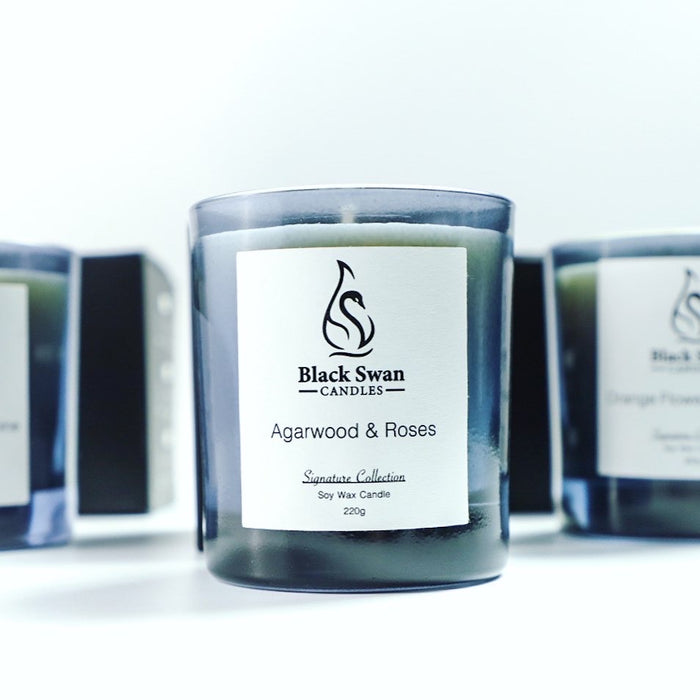 Scented Candle - Agarwood & Roses