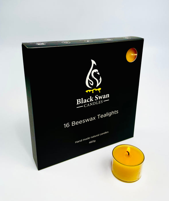 Black Swan - Beeswax Tealights Candles